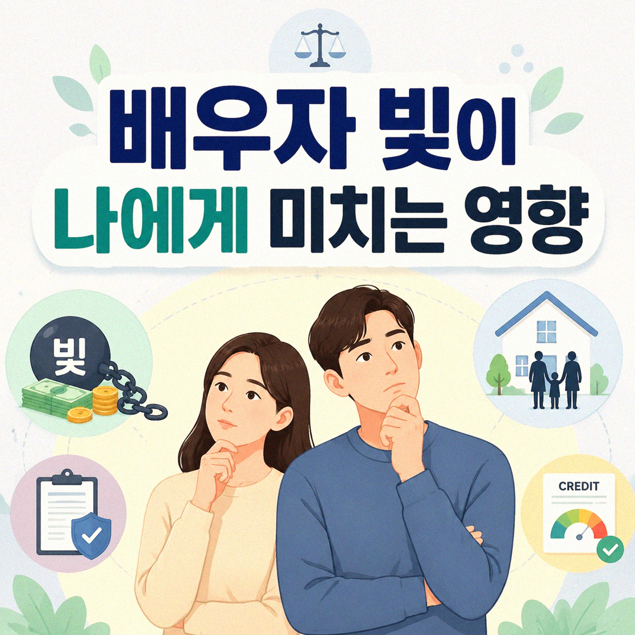 배우자 빚 때문에 내 집이 사라질까 걱정되시나요