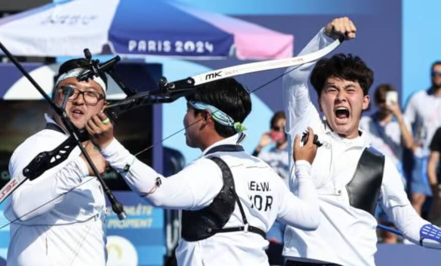 2024 파리올림픽 양궁 남자단체전 대한민국 금메달 하이라이트 다시보기