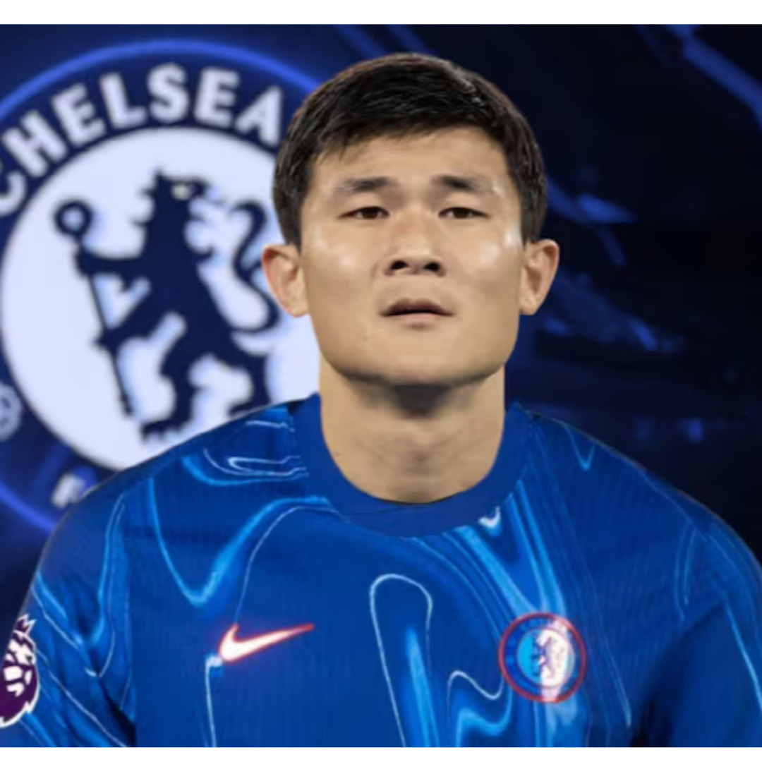 김민재, 첼시마크 사진