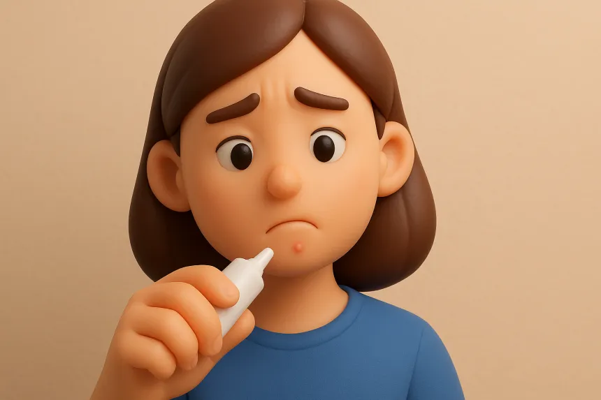 턱 여드름 연고