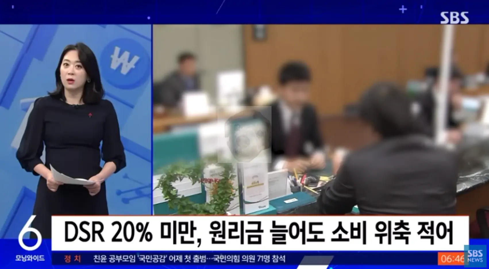 DSR 20% 미만은 소비 위축이 없었다