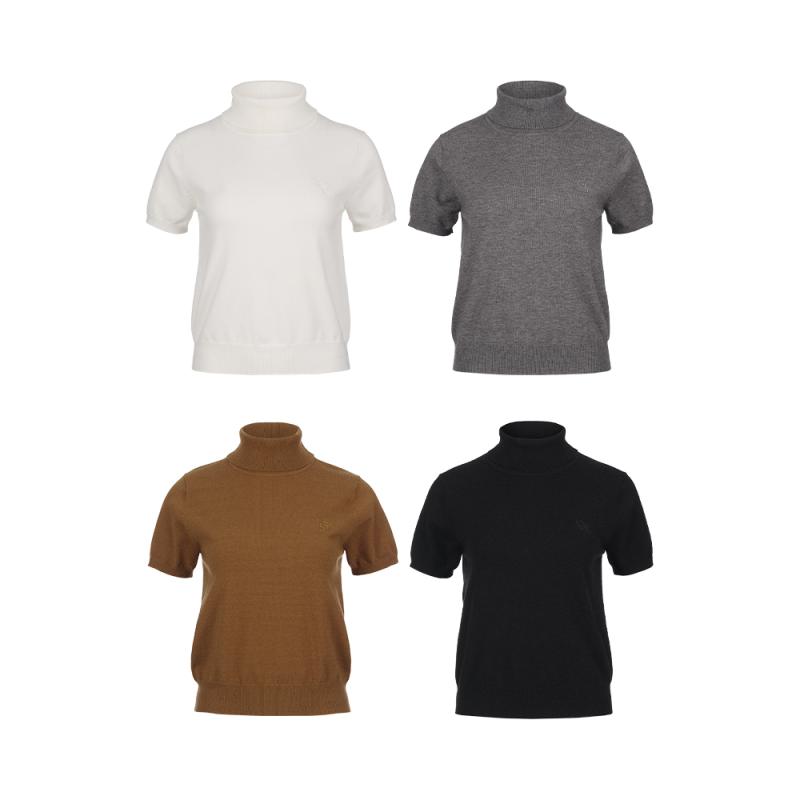 제너럴아이디어 WOMAN 뉴클래식 터틀넥 하프 니트 WBC3L44505