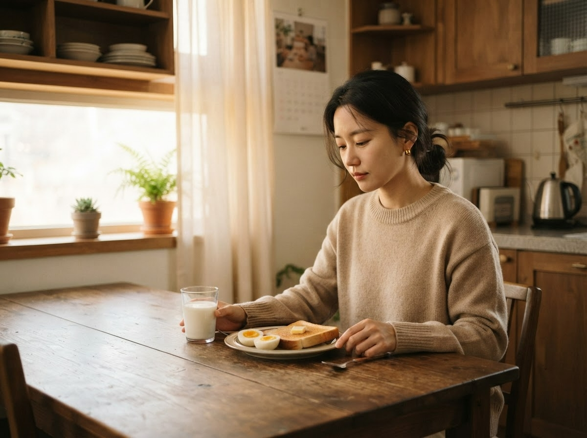 알부민 높이는 음식 아침 단백질 식단