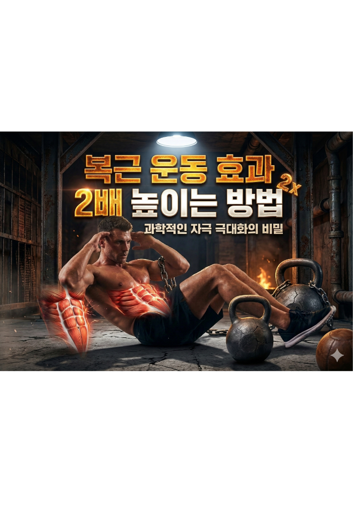 복근 운동 효과 2배 높이는 방법 기준부터 바꿔야 합니다