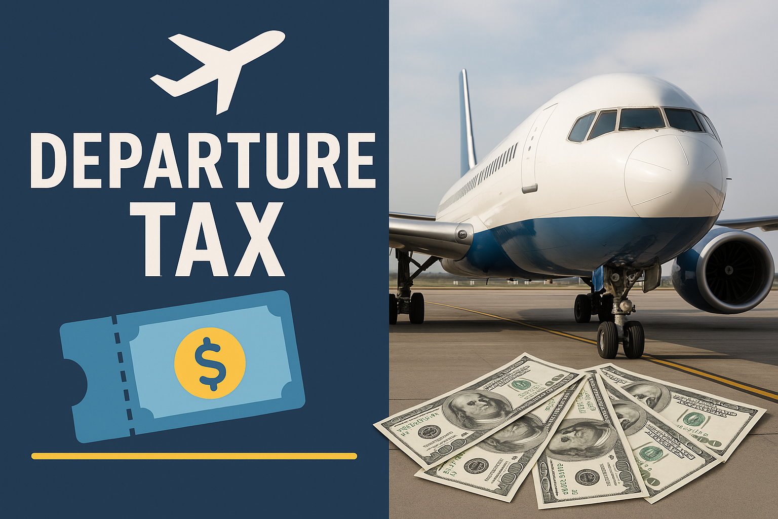 국제선 항공편 이용 시 출국세?