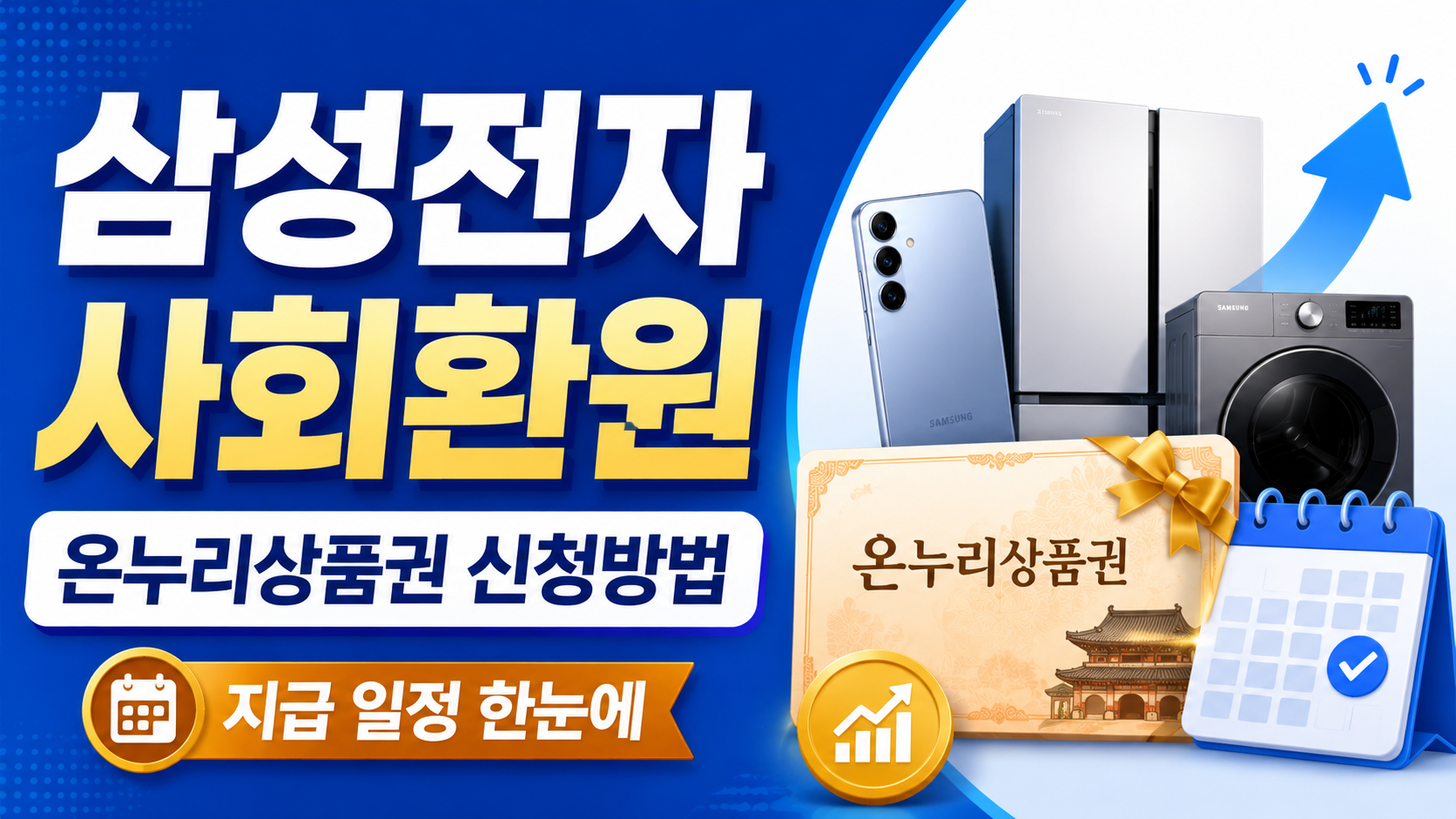 삼성전자 사회환원 온누리상품권 신청방법과 지급 일정 한눈에 보기