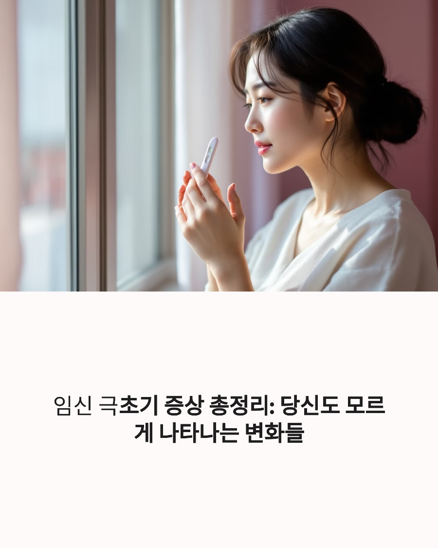 임신 극초기 증상 총정리 당신도 모르게 나타나는 변화들