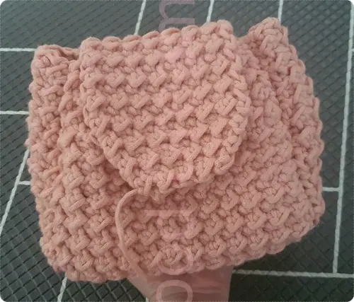 디어크로쉐 DIY 진달래꽃 리본 가방