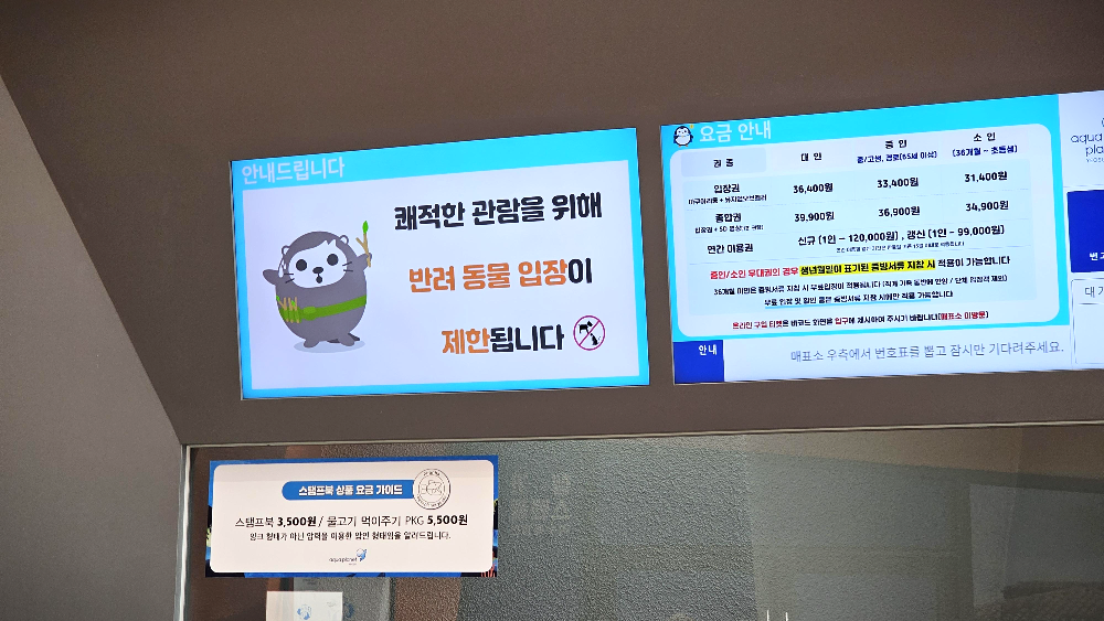 아쿠아플라넷 여수 매표소