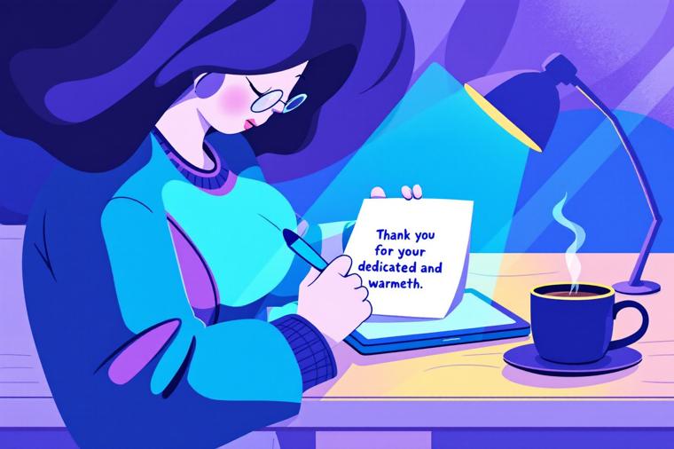 시니어 응원편지 작성