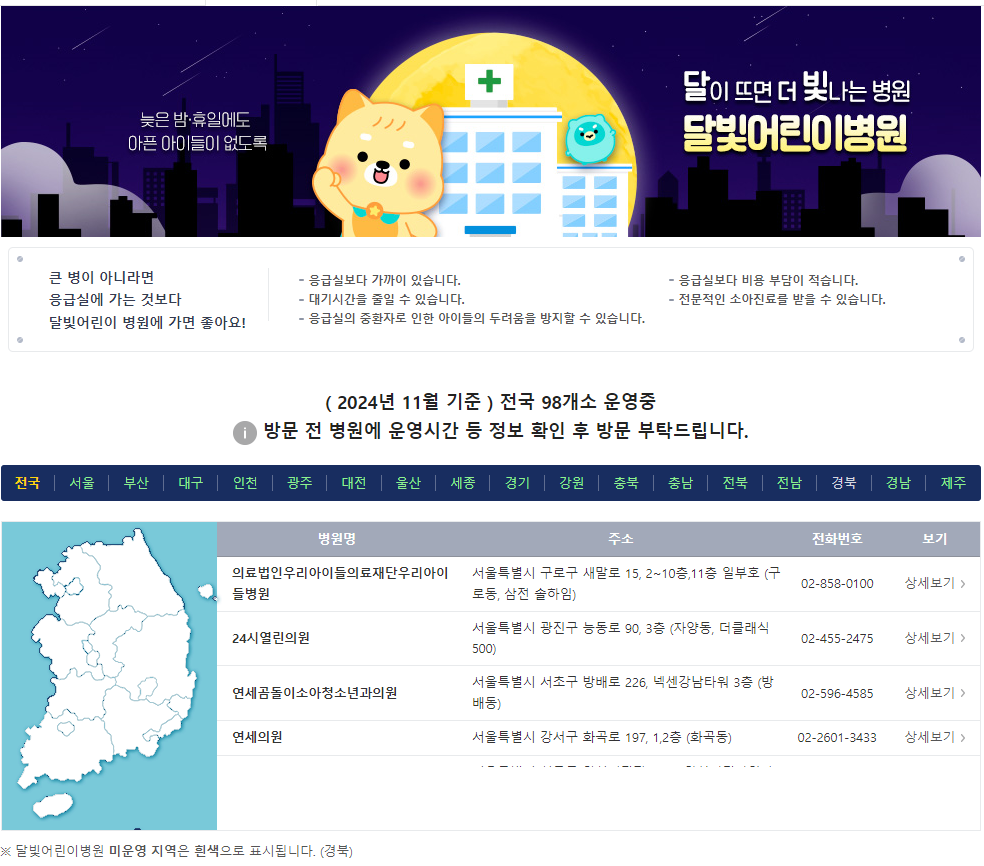 달빛 어린이 병원