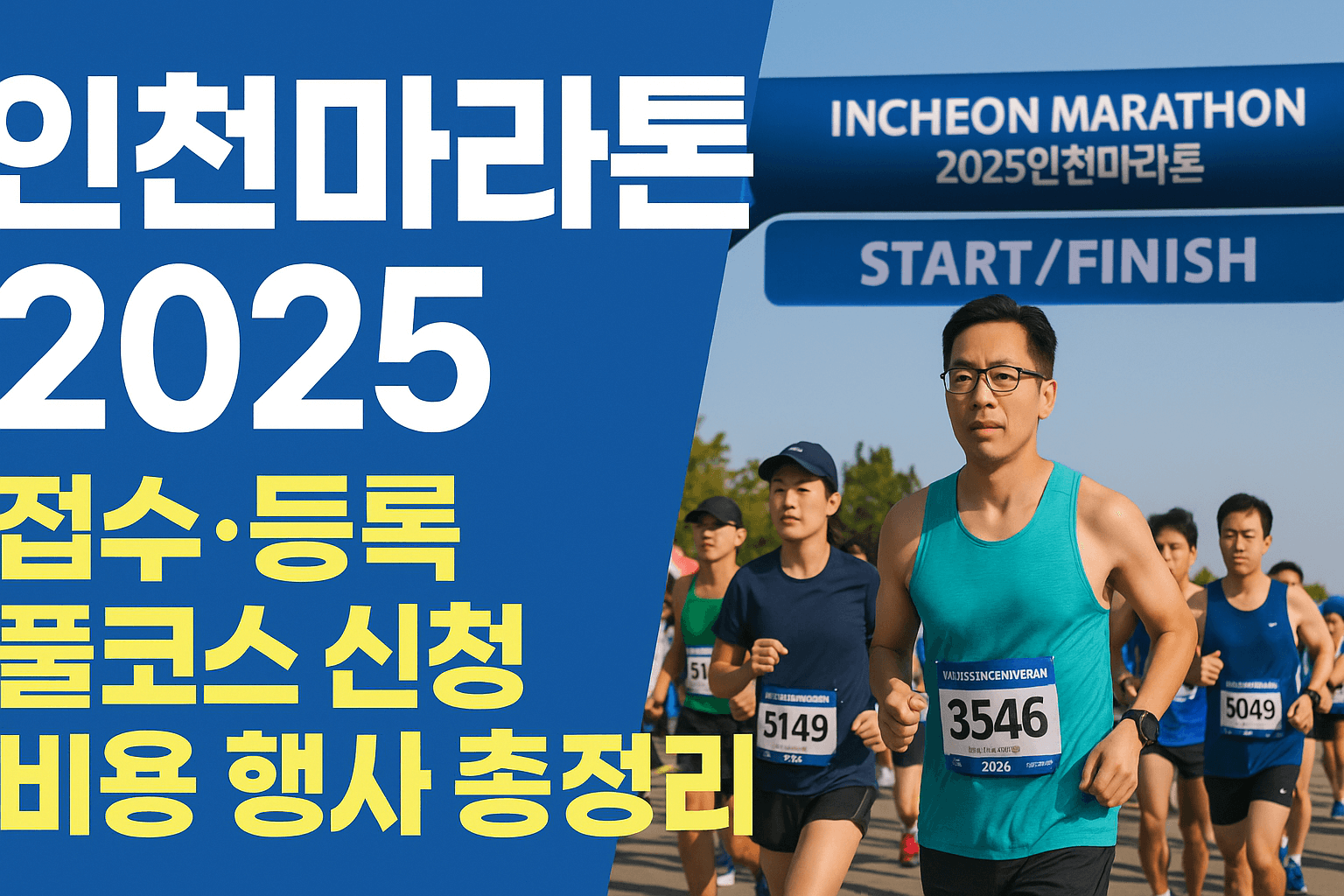 인천마라톤 접수등록 행사 총정리