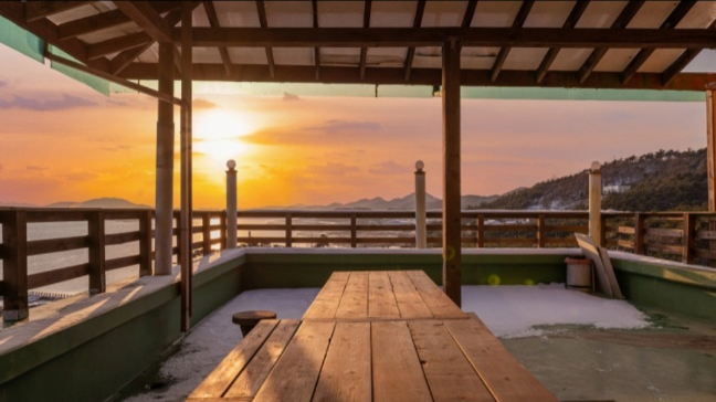 태안 풍경펜션 생생정보통 바베큐 무한리필