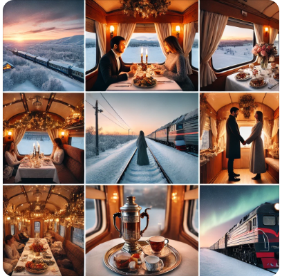 시베리아 횡단열차 신혼여행 사진