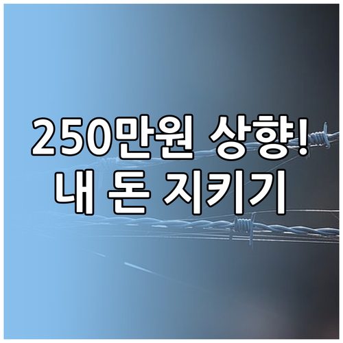 2024년 압류금지 생계비 250만 ..