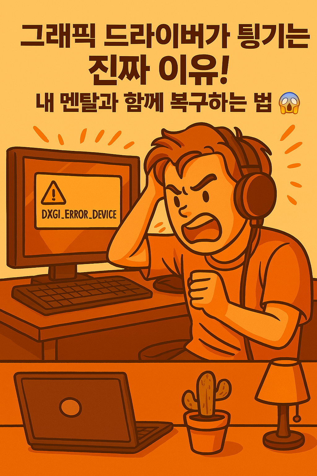 그래픽 드라이버가 튕기는 진짜 이유! 내 멘탈과 함께 복구하는 법