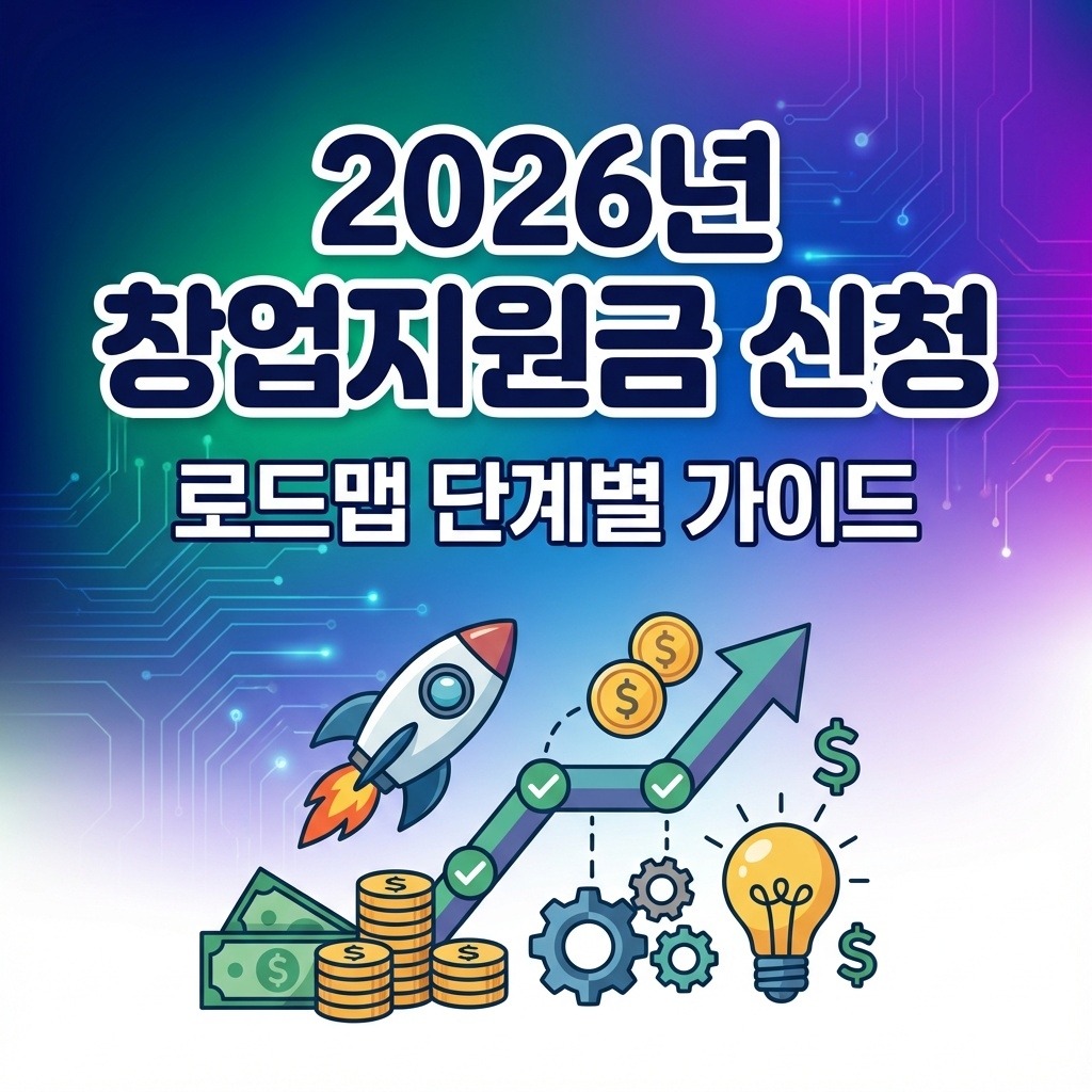 2026년 창업지원금 신청 로드맵 단계별 완벽 가이드