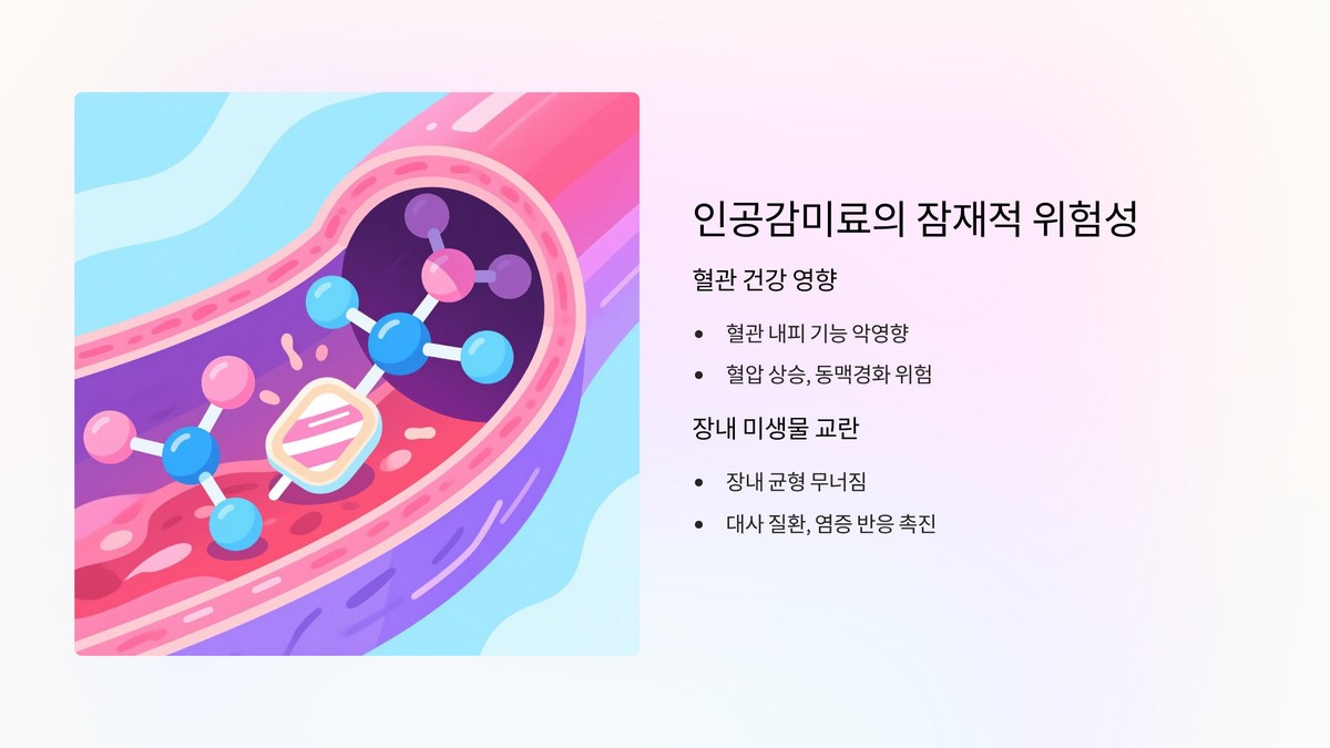 인공 감미료 위험