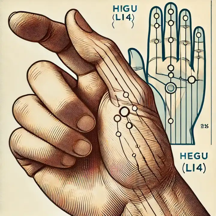 속이 울렁거리고 토할것 같을 때 지압1
