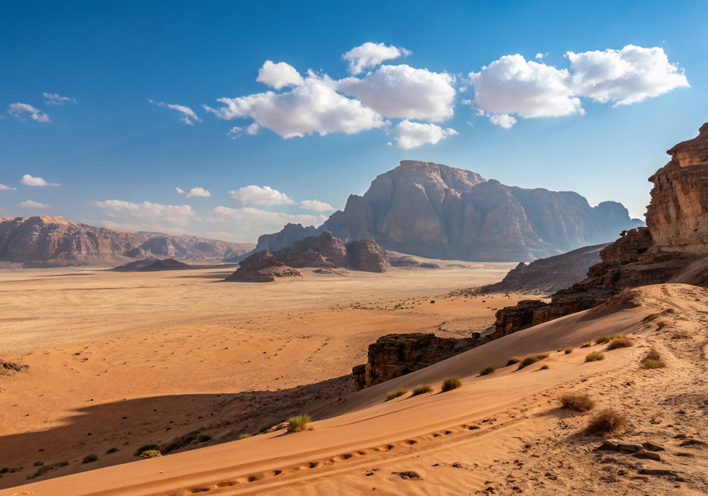 듄 와디럼 사막