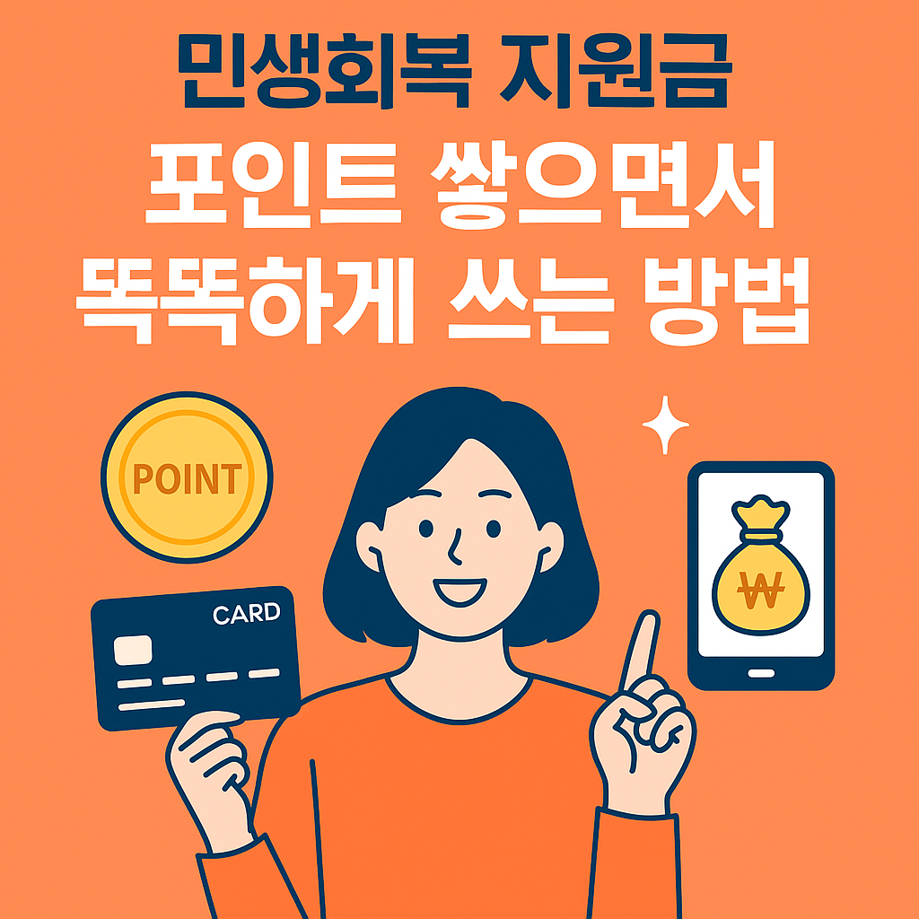 민생회복 지원금 사용방법 이미지