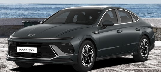 쏘나타 디 엣지 하이브리드 색상 녹턴 그레이 매트