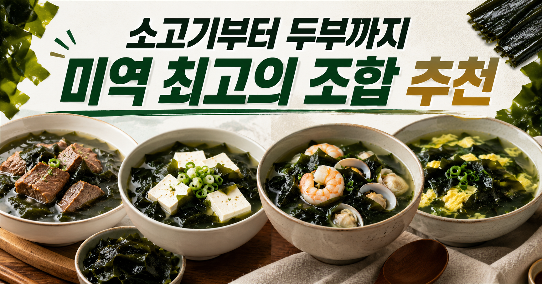 미역과 궁합 좋은 음식