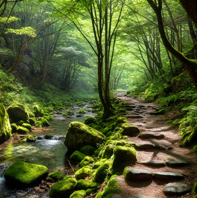 망운산의 자연경관 사진