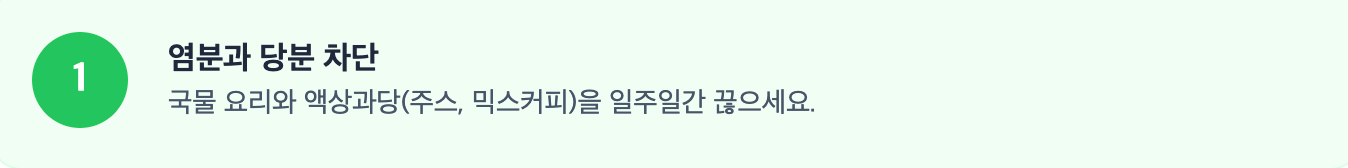 염분과 당분차단 인포그래픽