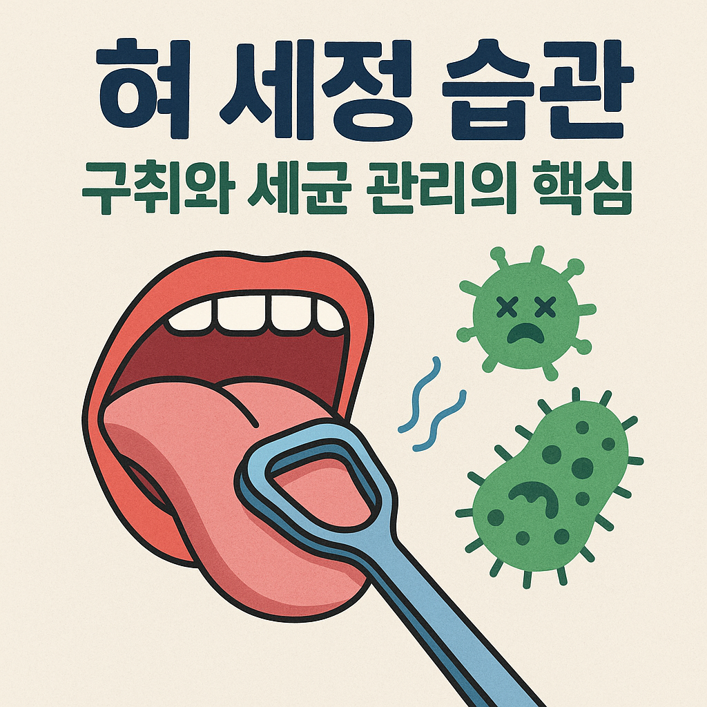 혀 세정 습관 – 구취와 세균 관리의 핵심