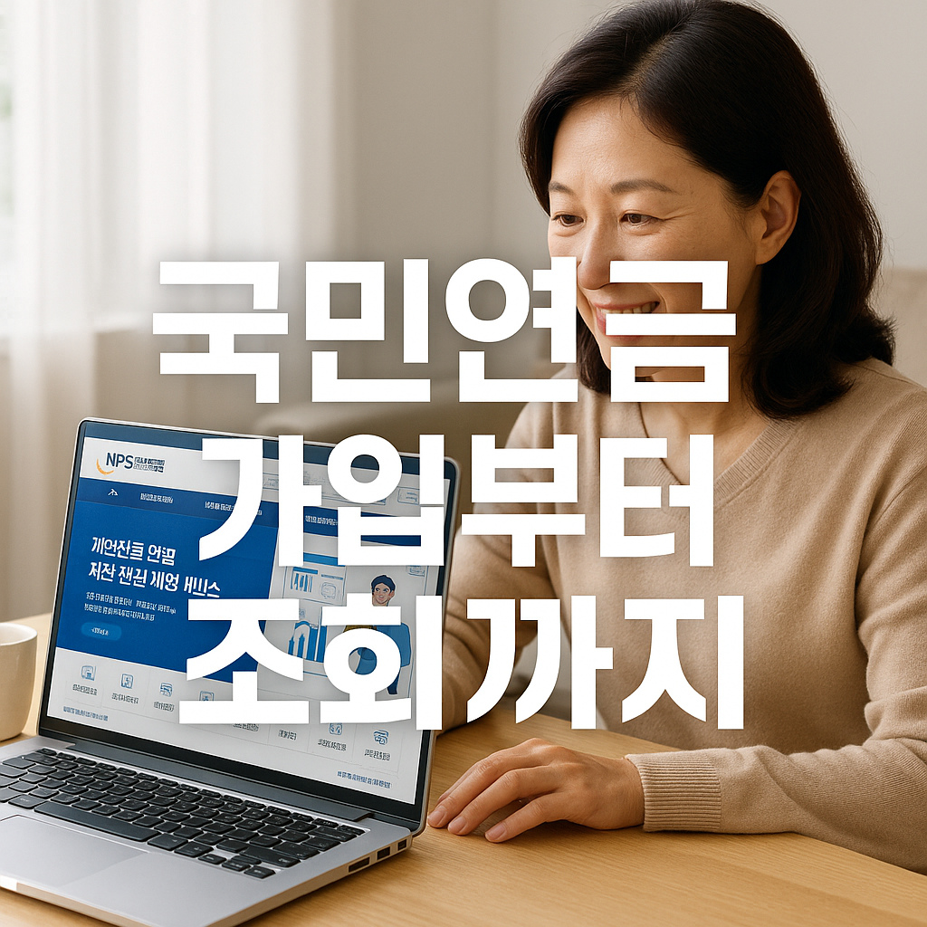 국민연금공단 홈페이지