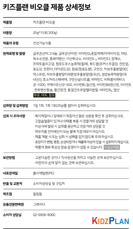 3. 비오클의 주요 성분과 특징 관련 사진