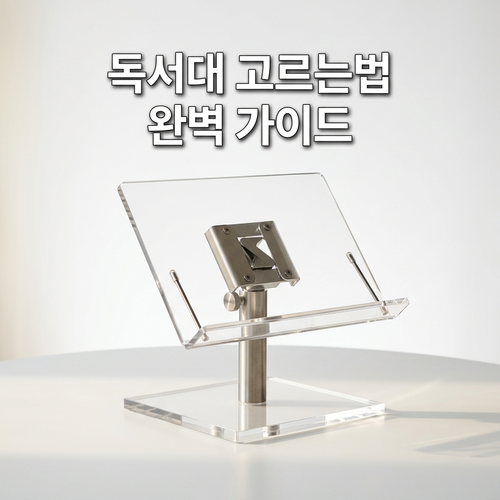 독서대 고르는법 목통증 독서 자세