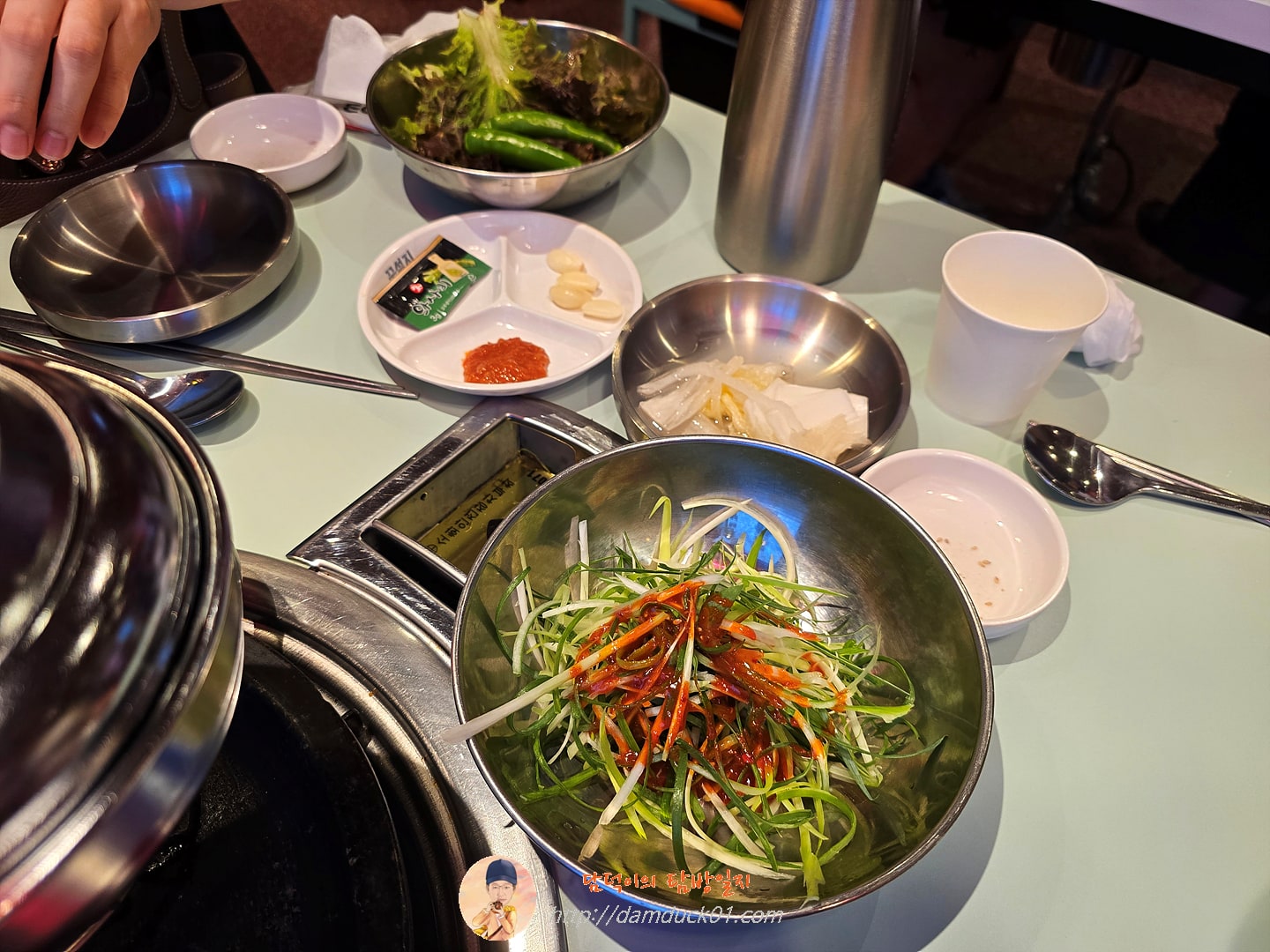 꾸석지돌판한우 수원 오목천점 반찬