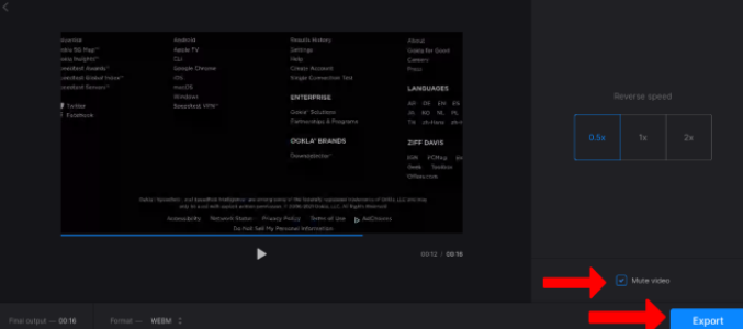 Clideo-비디오-저장