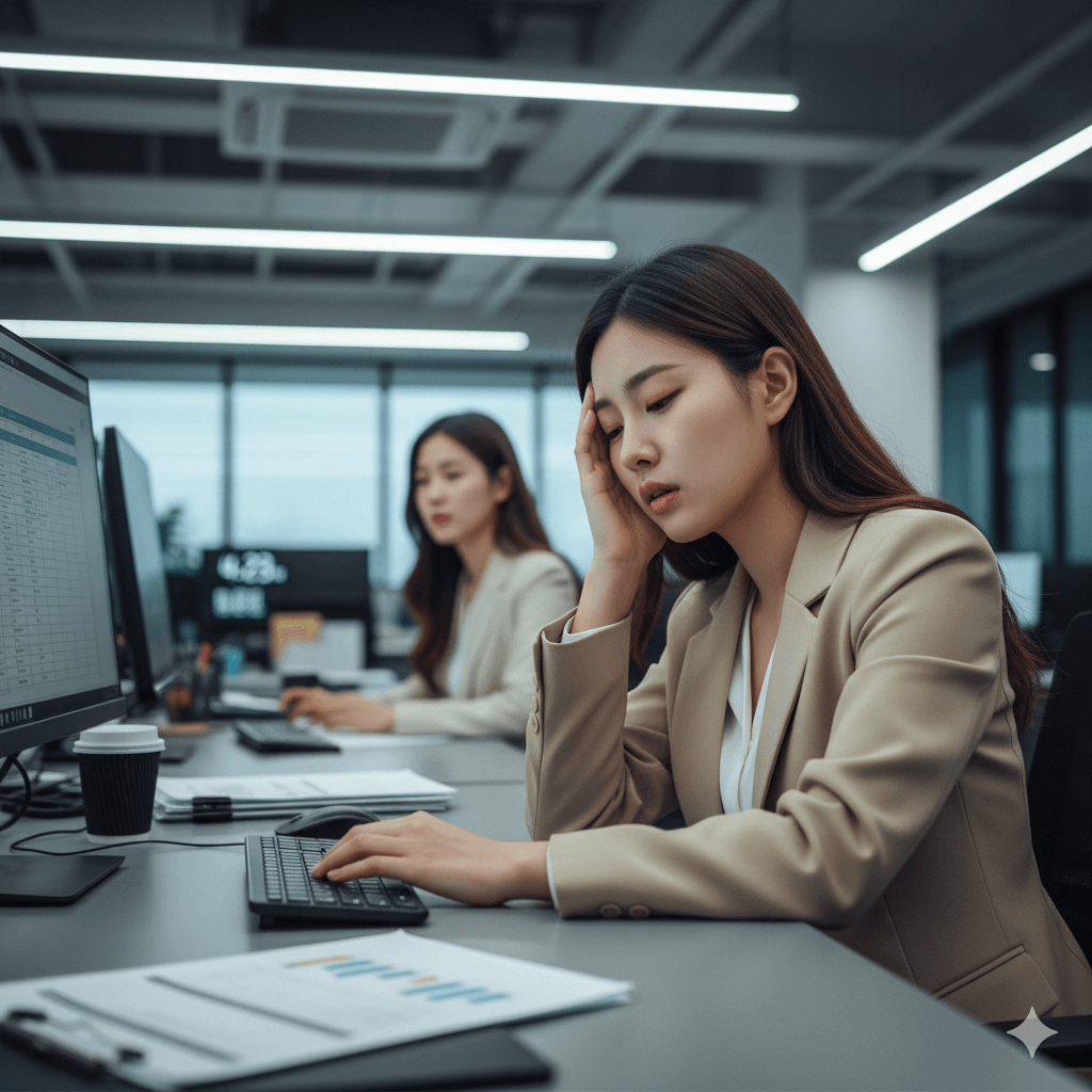 직장인 만성 피로 - 사진