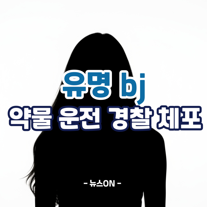 유명 BJ 약물 운전