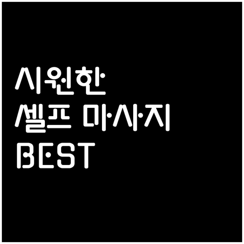 셀프 마사지 도구 추천! 안마베드부터..