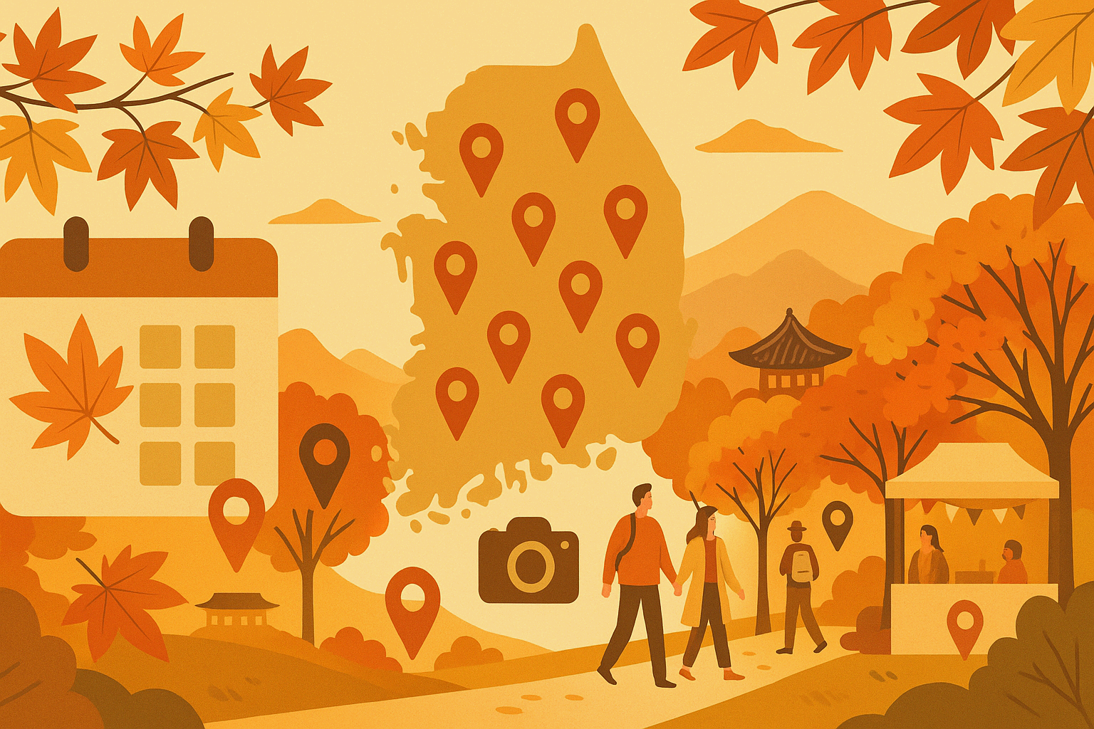 가을 단풍축제 베스트 10 (2025)