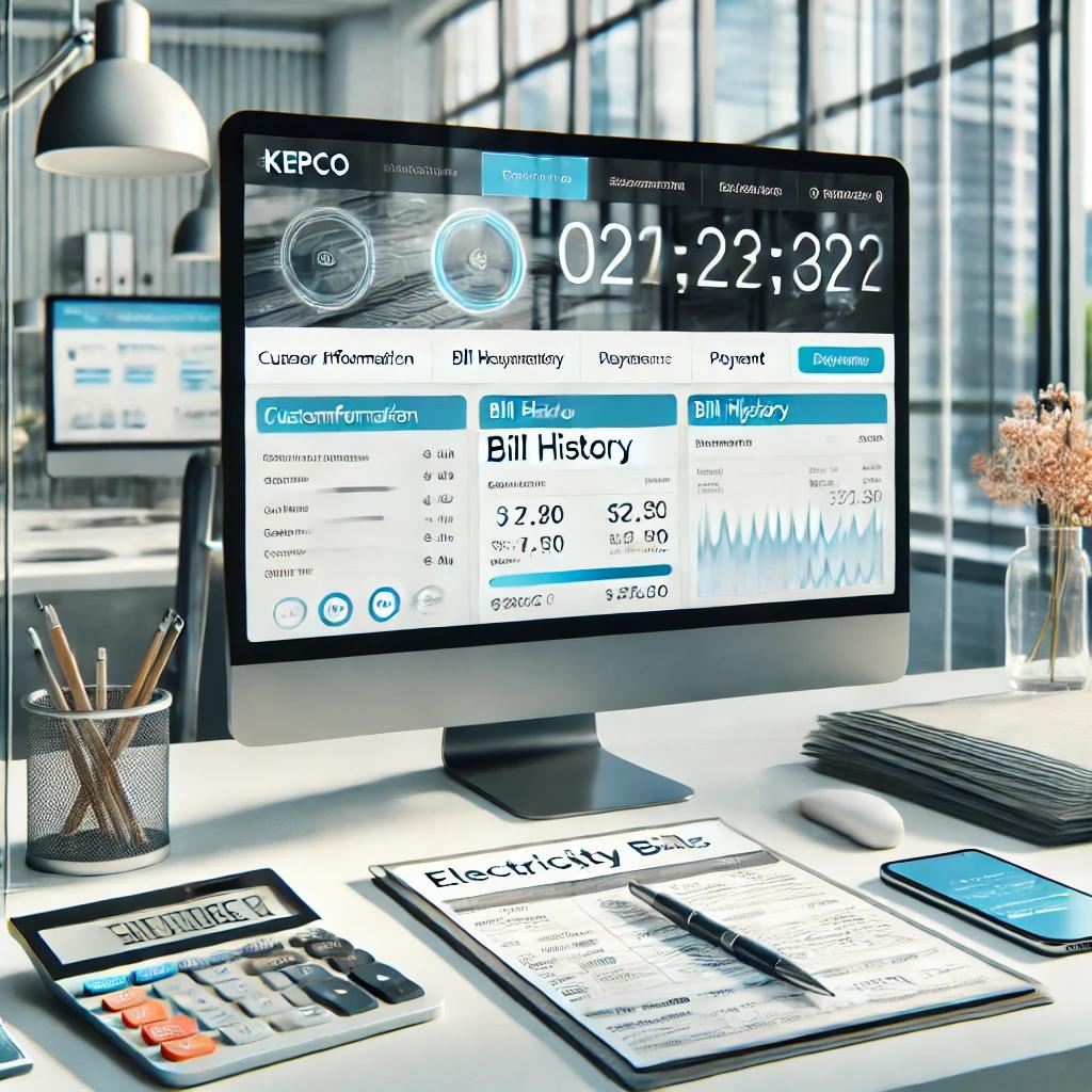 한국전력공사 전기요금조회