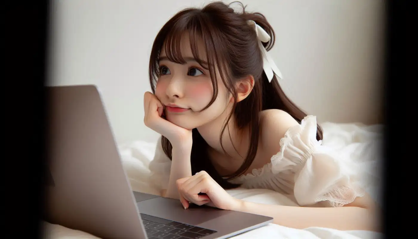 파이코인-kyc인증-기간을-알아보는-여성의-모습