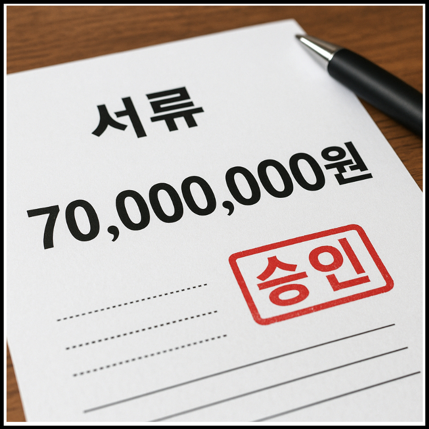 소상공인 정책자금 제조업 7천만 원 승인 사례