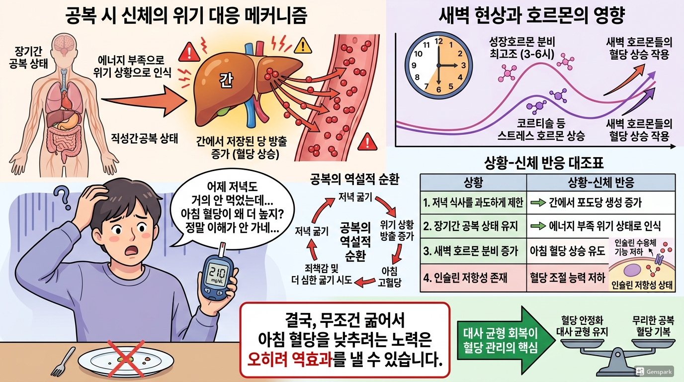 굶었는데 혈당이 오르는 이유