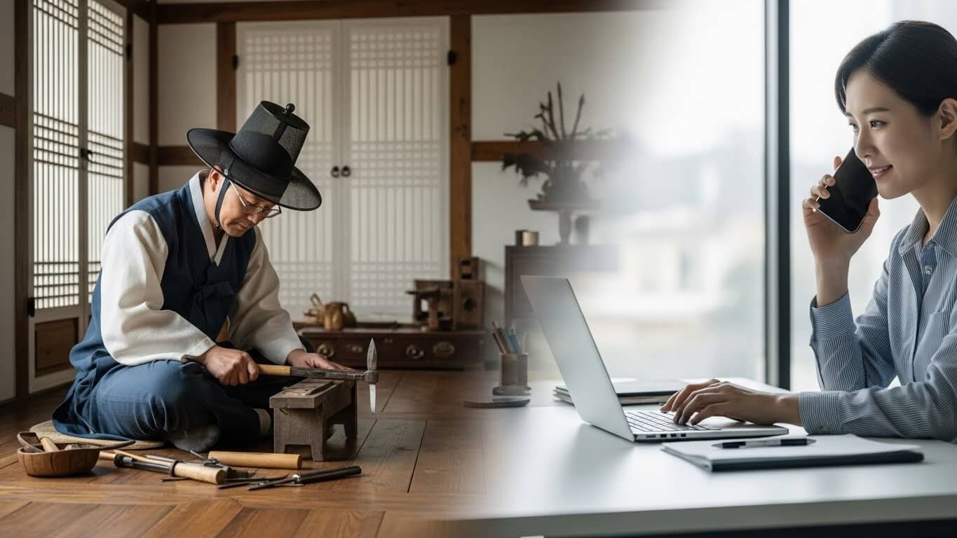 '지금 직업과 옛날 직업, 과연 무엇이 다를까?' 관련 사진