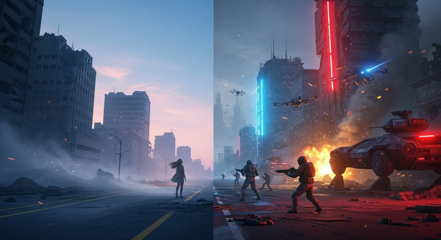 감성 SF vs 전투 SF 관련 사진