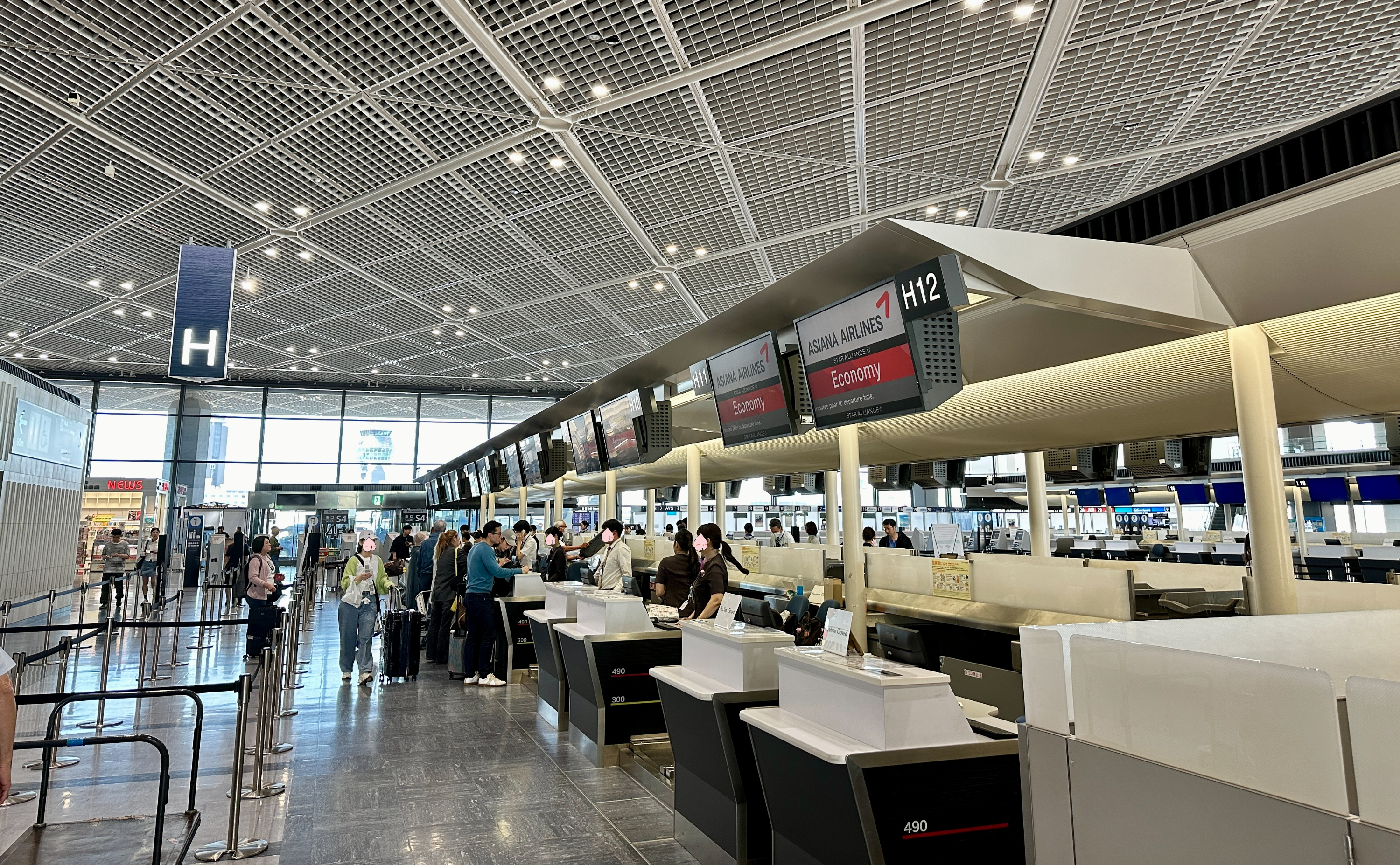 아시아나항공 체크인 카운터
