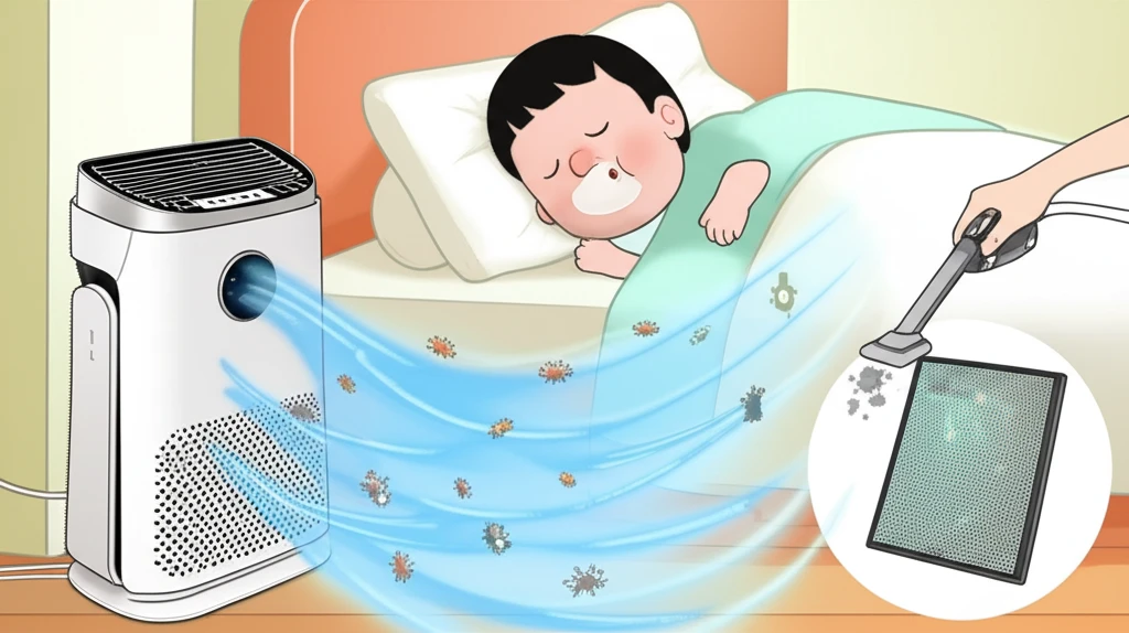 공기청정기 헤파필터 등급과 비염 환자..