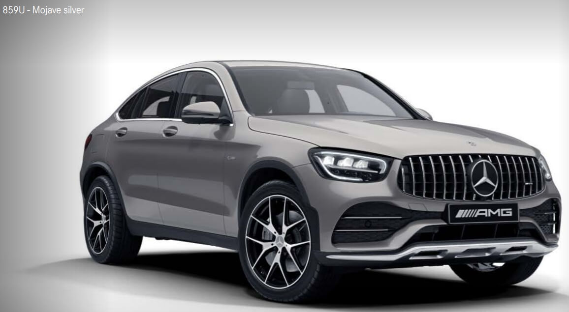 AMG GLC Coupe 색상코드 - Mojave silver(색상 코드 : 859)