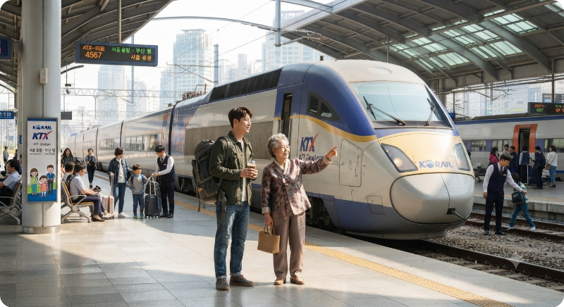 KTX 추석연휴 예매 이미지