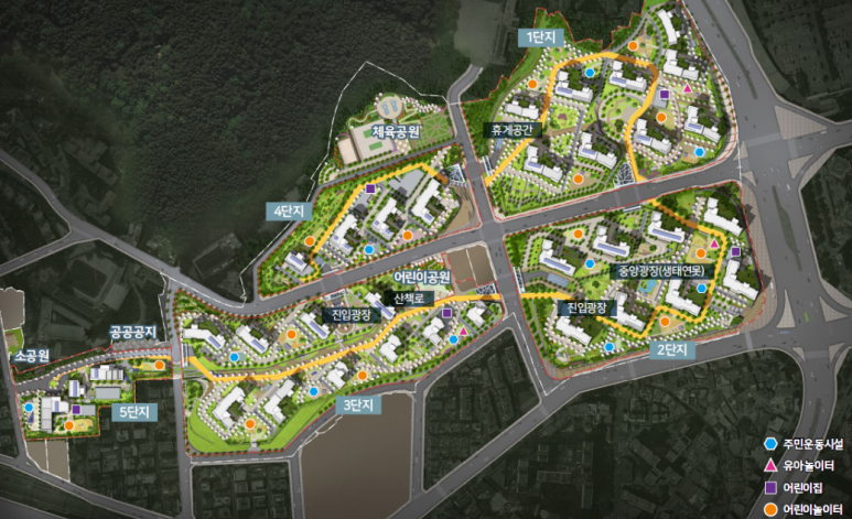 레이카운티 단지배치도